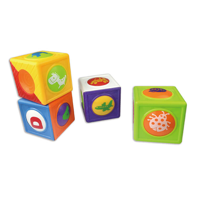 Baby ABC Math Animal Early STEM Learning Stacking Blocks Toys